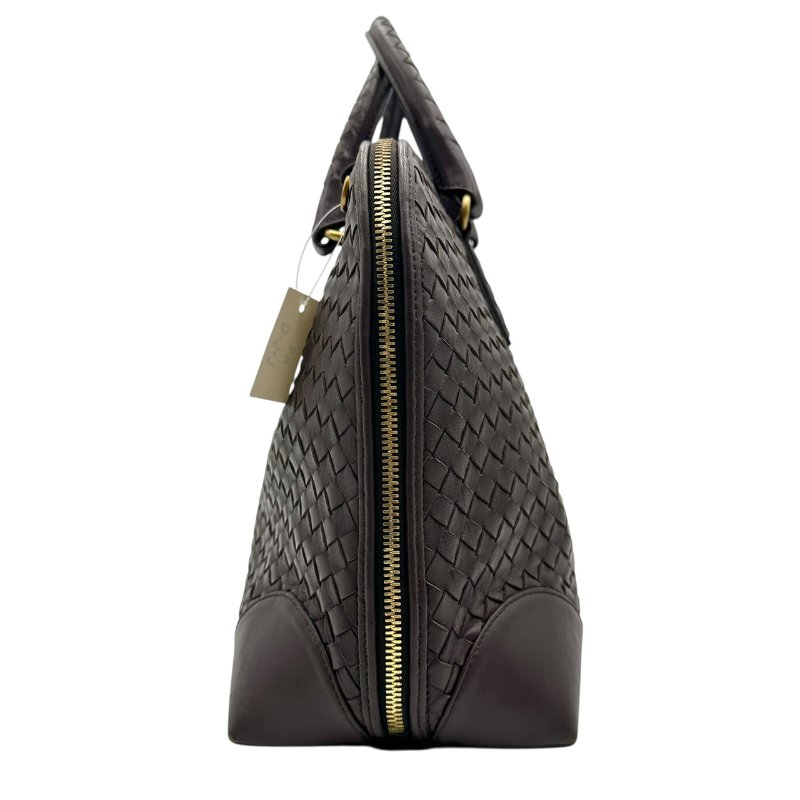 【美收精品】BV 茶色編織手提包 B-907【隔月月中將轉賣至日本 上架期限30天】-4