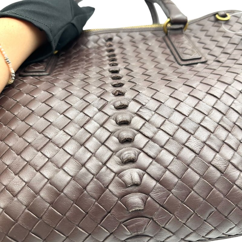 【美收精品】BV 茶色編織手提包 B-907【隔月月中將轉賣至日本 上架期限30天】-9