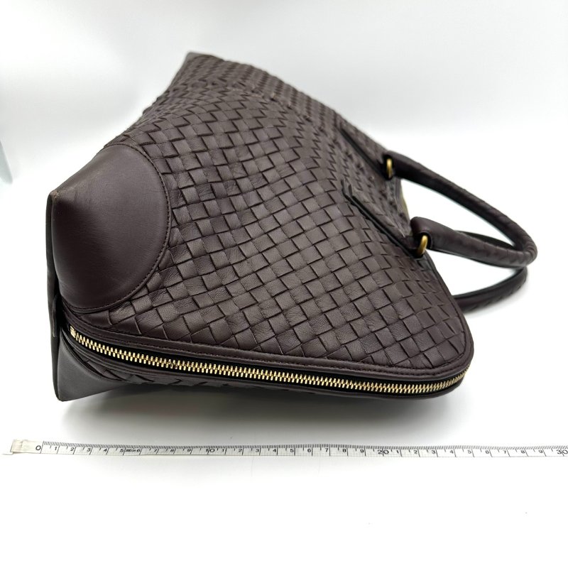 【美收精品】BV 茶色編織手提包 B-907【隔月月中將轉賣至日本 上架期限30天】-18