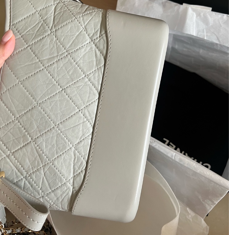 Chanel 23P 超美灰藍流浪包 新中號-2