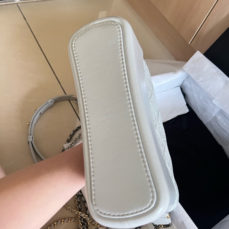 Chanel 23P 超美灰藍流浪包 新中號-5