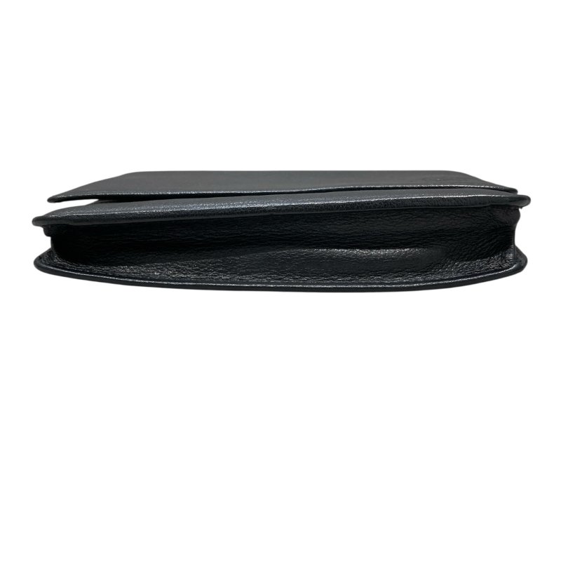 CHANEL 香奈兒 COCO 山茶花 WOC 皮革銀鍊 側背包 黑色-4