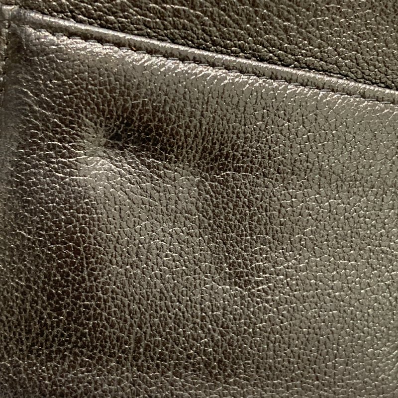 CHANEL 香奈兒 COCO 山茶花 WOC 皮革銀鍊 側背包 黑色-8