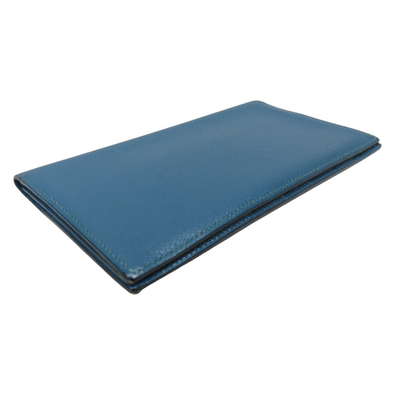 藍色牛皮 MC2 Fleming 二折長夾 □Q刻 【HERMES 愛馬仕】-2