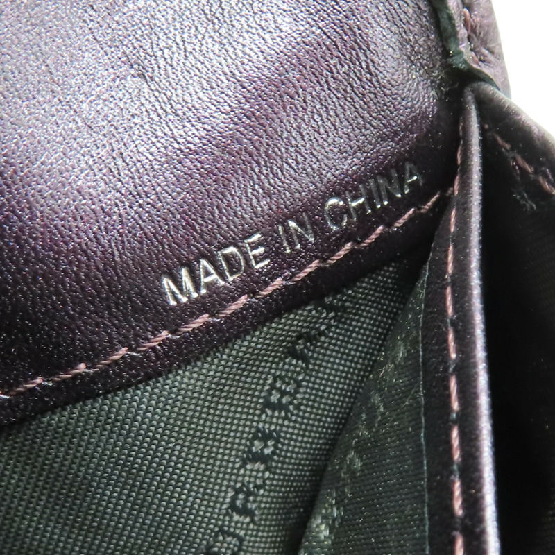 棕色 格紋帆布 銀扣 兩折長夾【BURBERRY 巴寶莉】-13