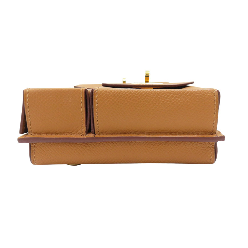 金棕色 Epsom牛革 Kelly Multipocket To Go Pouch 肩背包 W刻 金扣【HERMES 愛馬仕】-3