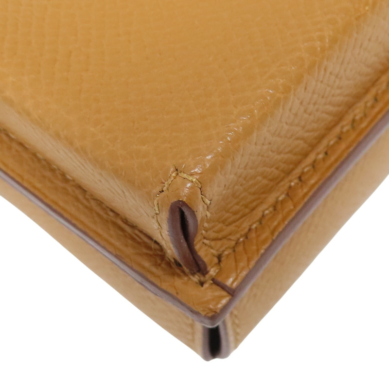 金棕色 Epsom牛革 Kelly Multipocket To Go Pouch 肩背包 W刻 金扣【HERMES 愛馬仕】-11