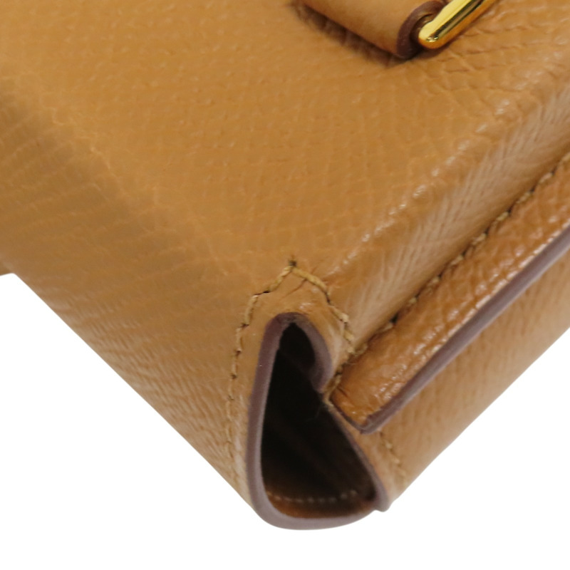 金棕色 Epsom牛革 Kelly Multipocket To Go Pouch 肩背包 W刻 金扣【HERMES 愛馬仕】-12