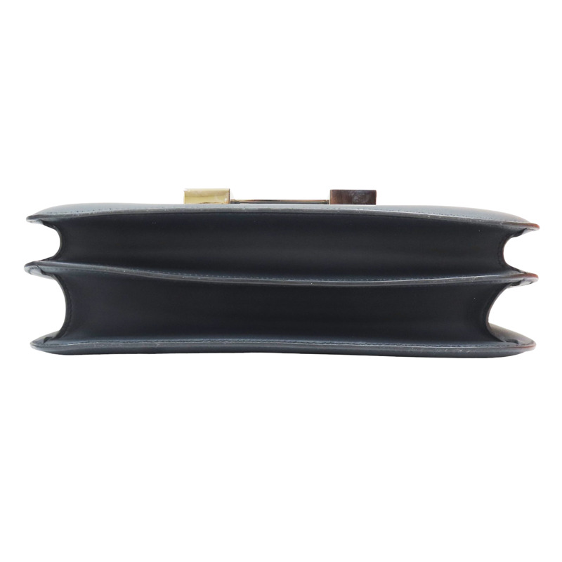 黑暗藍色 Sombrero皮革 Constance Cartable 29 康康包 肩背包 □Q刻【HERMES 愛馬仕】-3