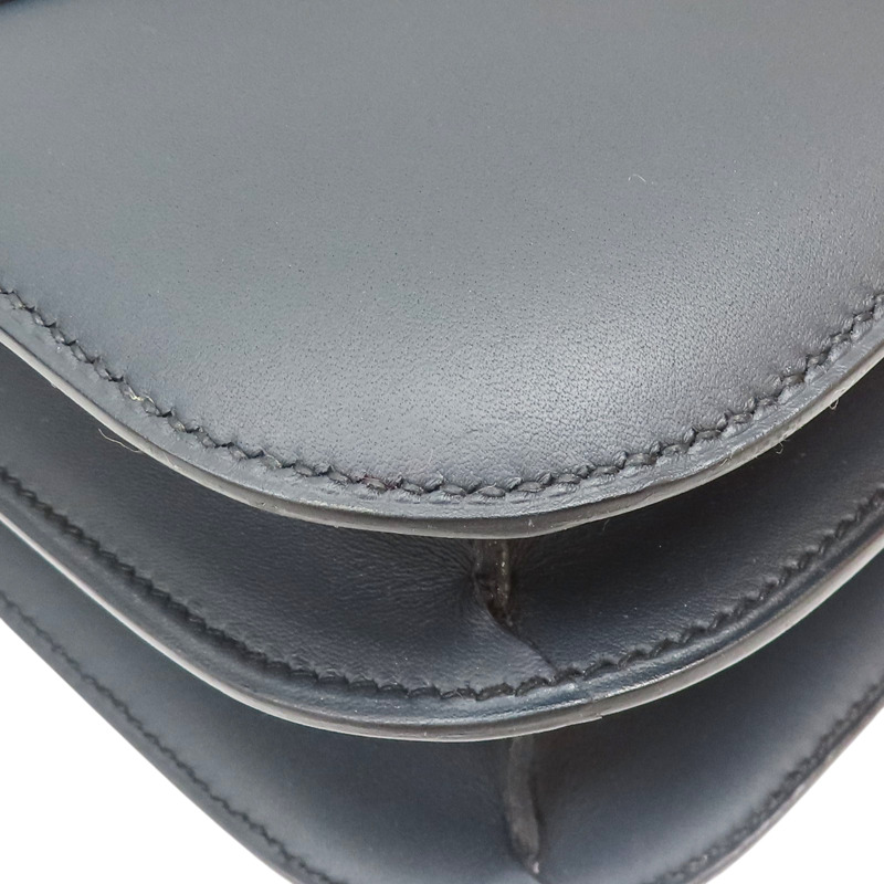 黑暗藍色 Sombrero皮革 Constance Cartable 29 康康包 肩背包 □Q刻【HERMES 愛馬仕】-10