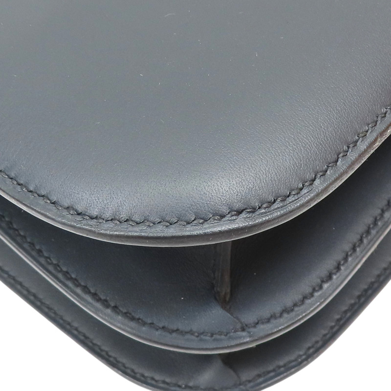 黑暗藍色 Sombrero皮革 Constance Cartable 29 康康包 肩背包 □Q刻【HERMES 愛馬仕】-12