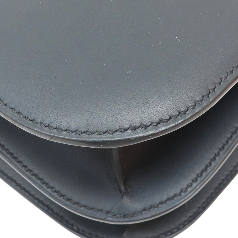 黑暗藍色 Sombrero皮革 Constance Cartable 29 康康包 肩背包 □Q刻【HERMES 愛馬仕】-13