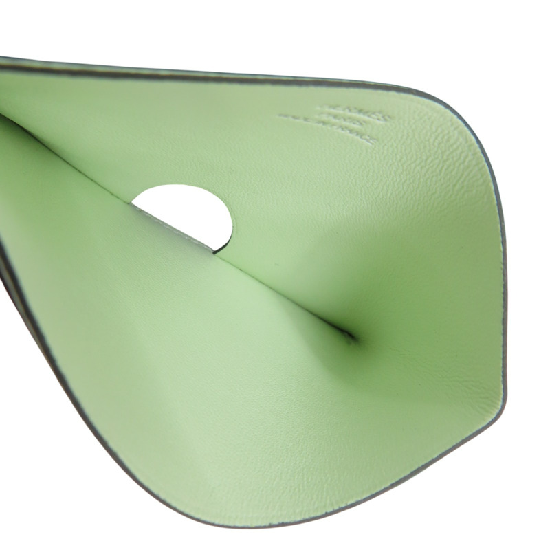 罌粟花橘色/海藍色 Mysore山羊皮 Poisson 名片夾 B刻 【HERMES 愛馬仕】-4