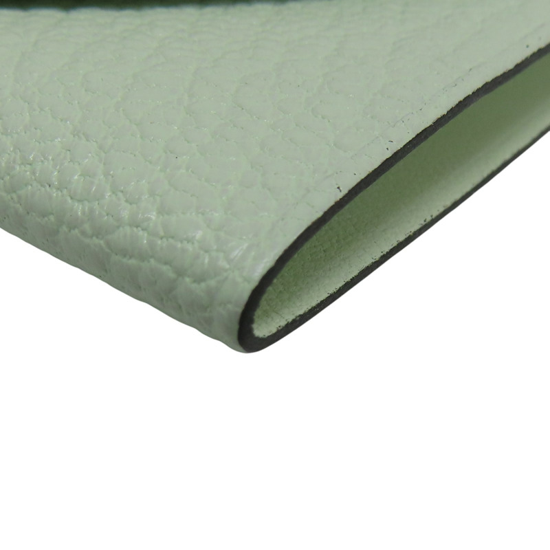 罌粟花橘色/海藍色 Mysore山羊皮 Poisson 名片夾 B刻 【HERMES 愛馬仕】-11