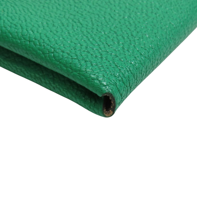 綠色 Epsom牛皮 Calvi Duo 卡夾 名片夾 U刻【HERMES 愛馬仕】-13