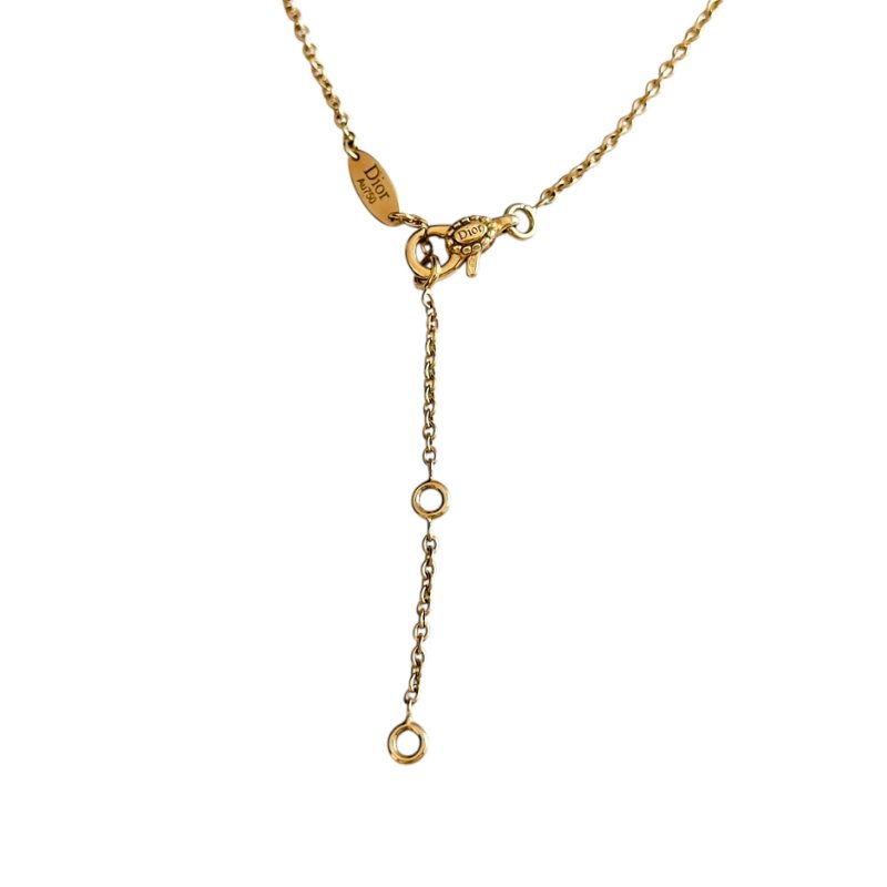 DIOR Rose des Vents 羅盤 六芒星 18K金 鑽石💎 貝母 項鏈-6