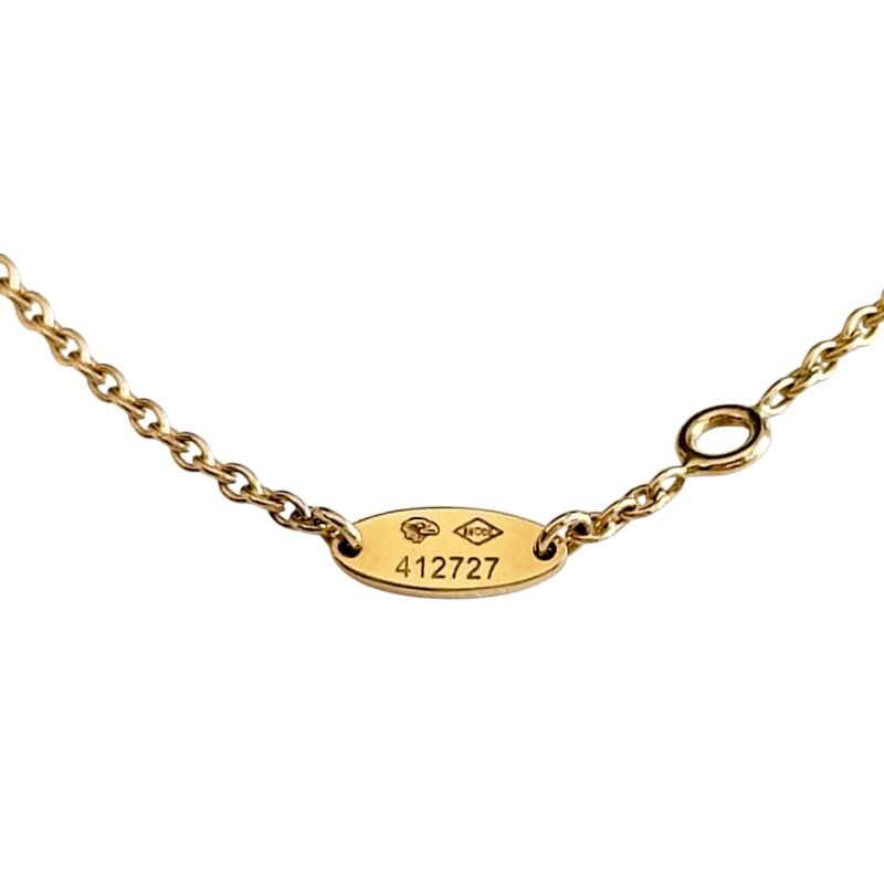 DIOR Rose des Vents 羅盤 六芒星 18K金 鑽石💎 貝母 項鏈-9