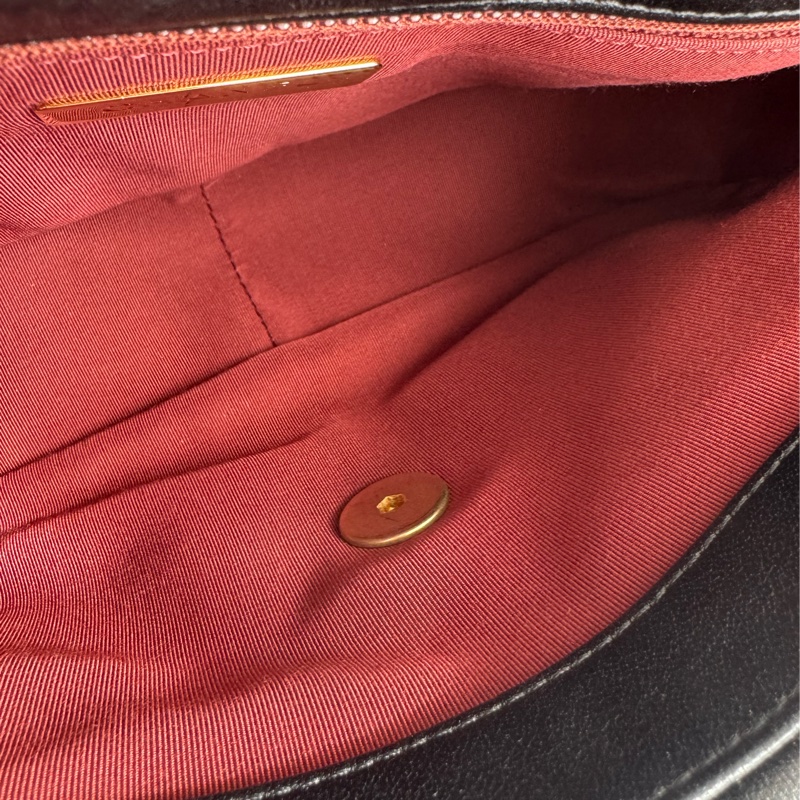 Chanel黑色菱格19金釦26-32