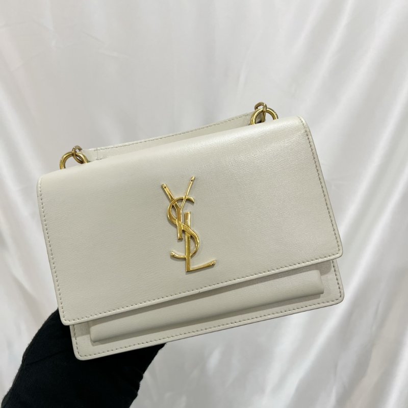 YSL 533026 白金扣SUNSET MINI鏈條包-0
