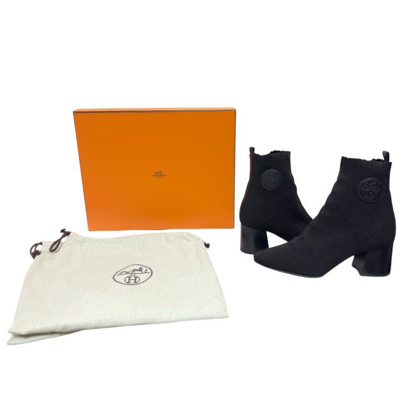 HERMES Volver 黑色 踝靴 60mm-0