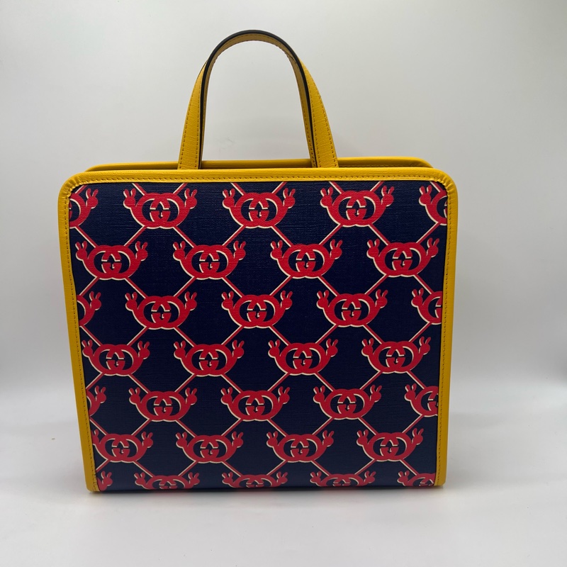 Gucci古驰双G儿童tote托特包-1
