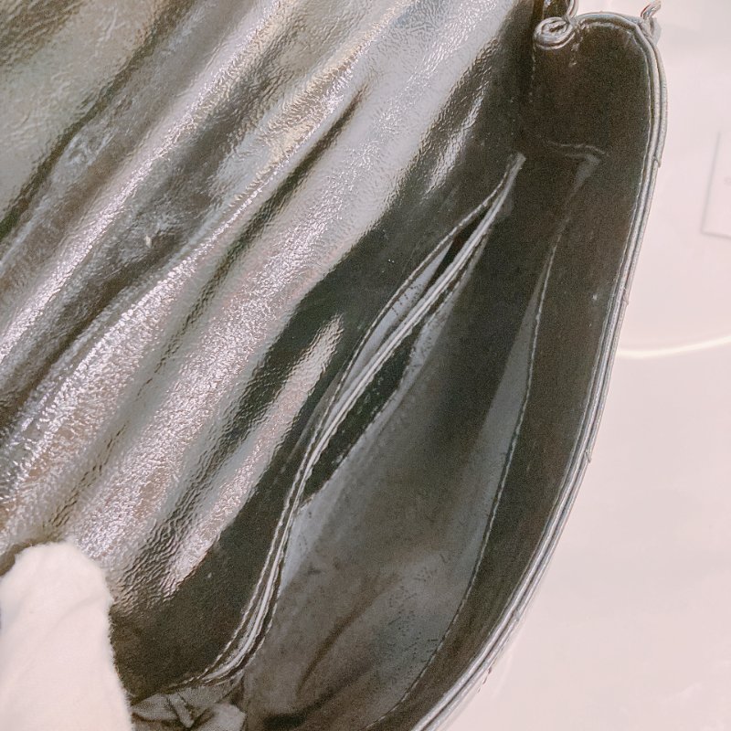 MS0360 Stella McCartney 史黛拉 麥卡尼 鏈條 Y2K 斜背 腋下 全黑 Falabella Envelope Crossbody Black x So Black Recycled Materials-15