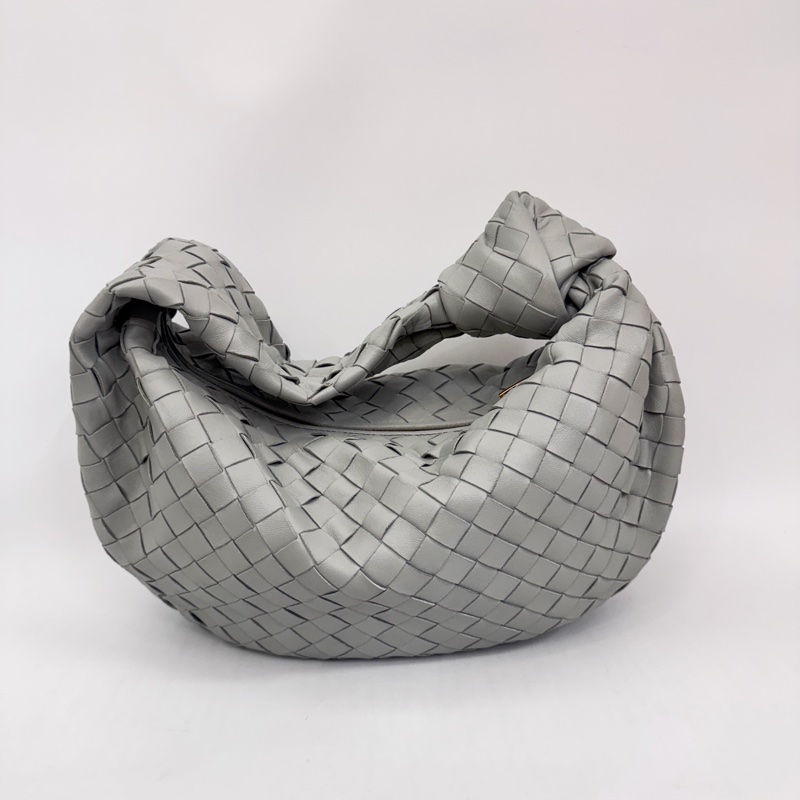 BV Small Jodie 灰羊皮編織包-2