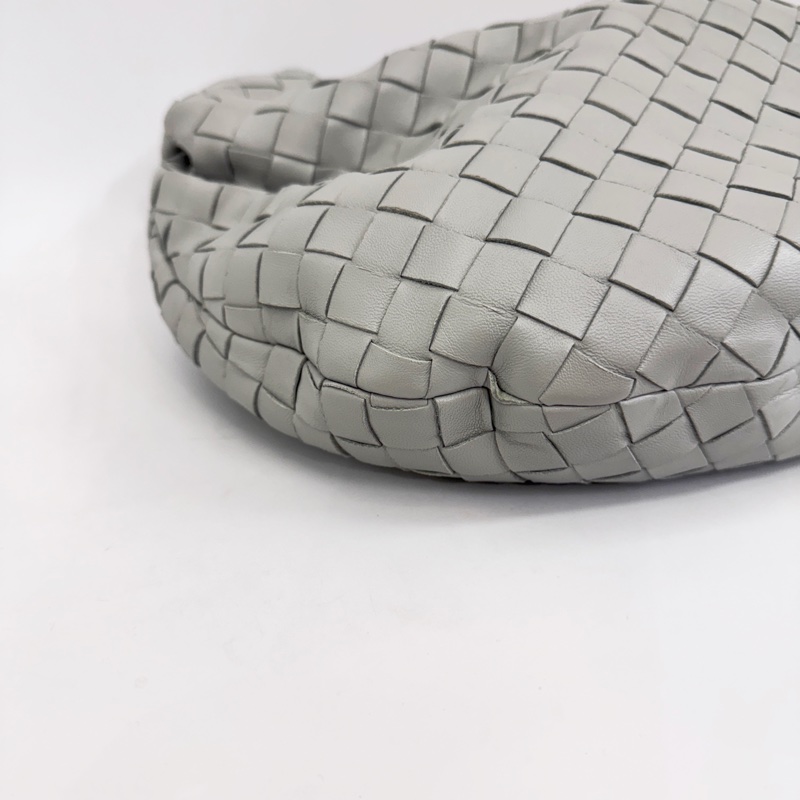 BV Small Jodie 灰羊皮編織包-6