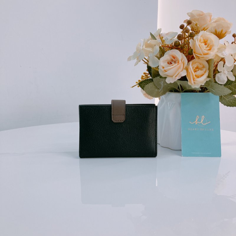 MS0361 Givenchy 紀梵希 卡包 零錢包 牛皮 GV3 Card Case Caflskin Black and Brown x GHW-1