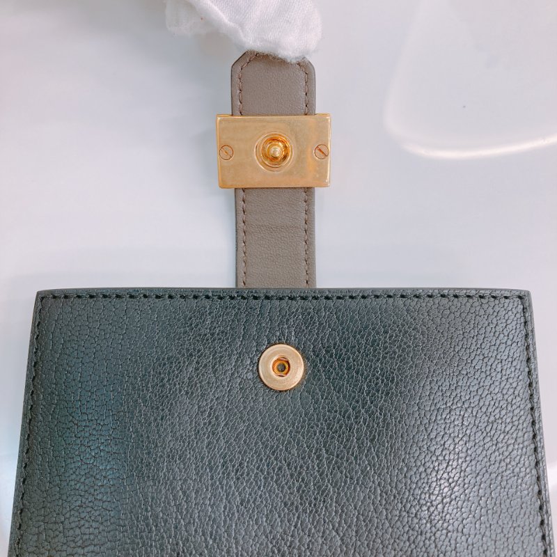 MS0361 Givenchy 紀梵希 卡包 零錢包 牛皮 GV3 Card Case Caflskin Black and Brown x GHW-5