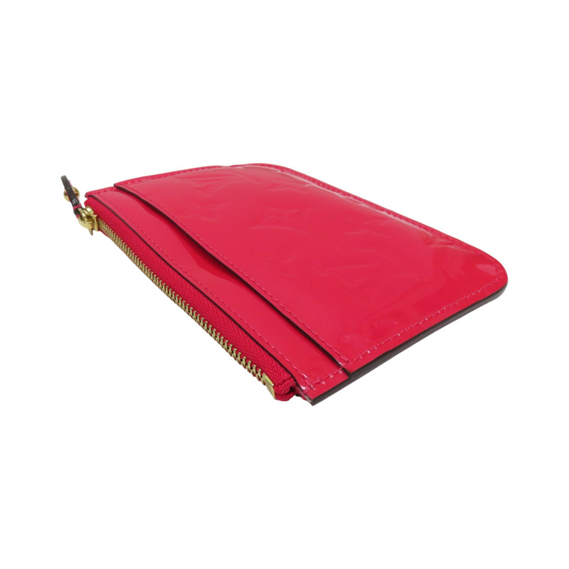 桃紅色 原花漆皮 Pochette cle 零錢包 M90312【LOUIS VUITTON LV 路易威登】 M90312-3