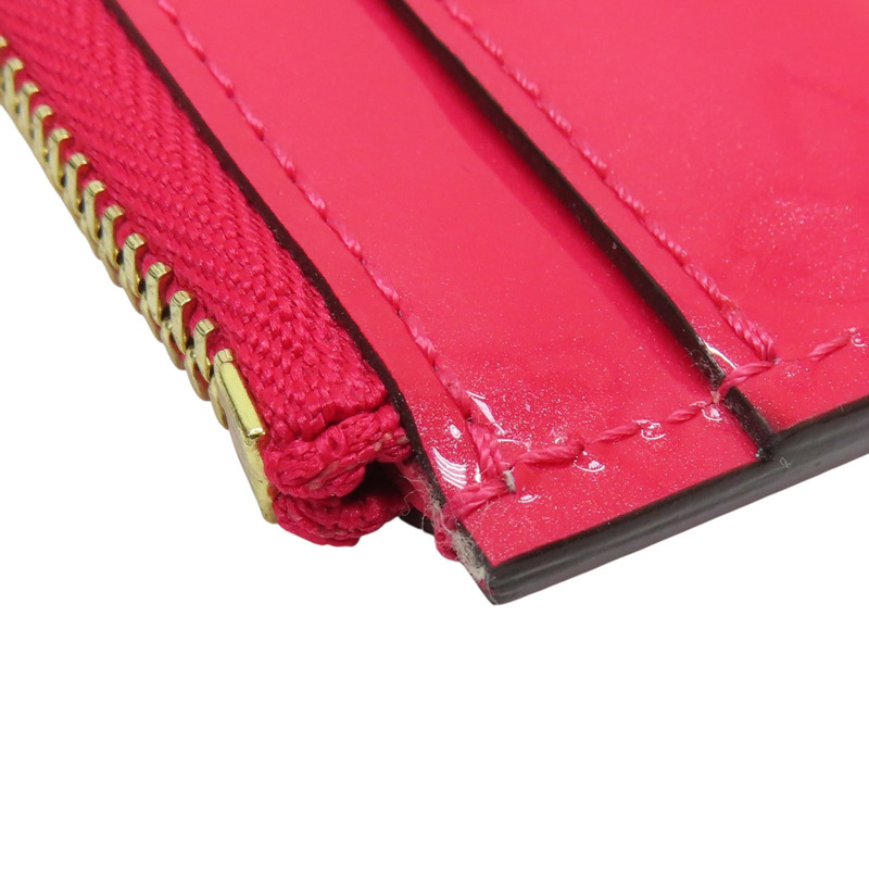 桃紅色 原花漆皮 Pochette cle 零錢包 M90312【LOUIS VUITTON LV 路易威登】 M90312-10