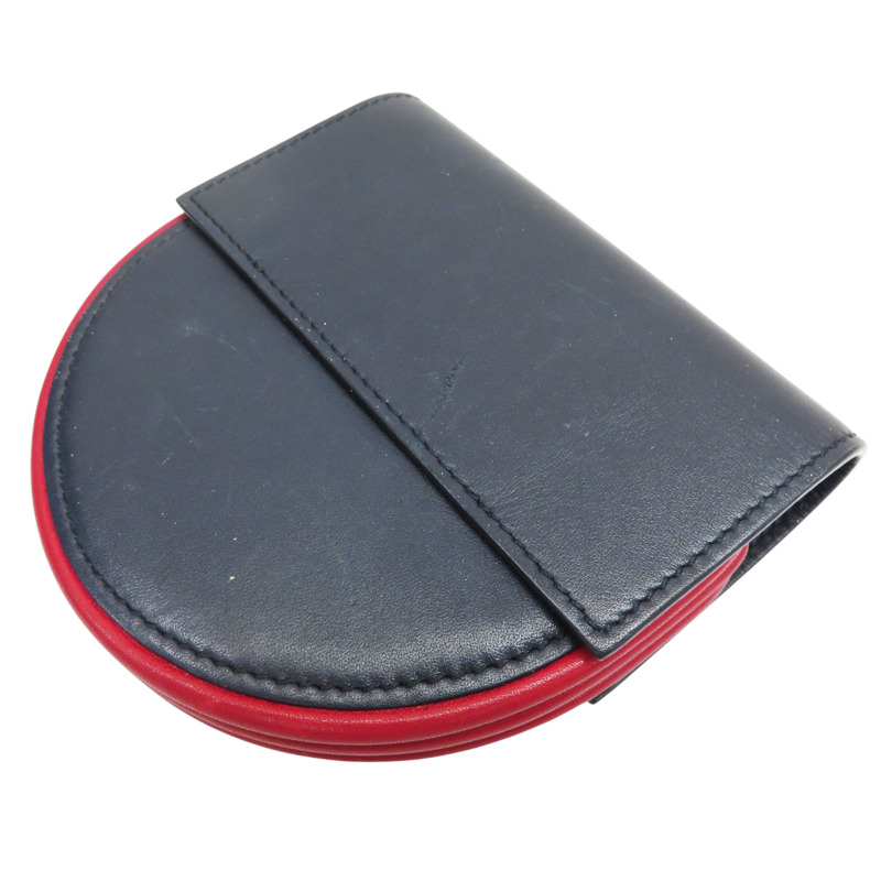 藍色 牛皮 零錢包【CELINE 賽琳】-3