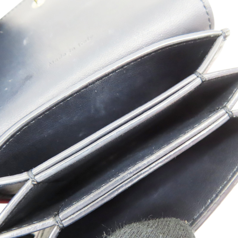 藍色 牛皮 零錢包【CELINE 賽琳】-4