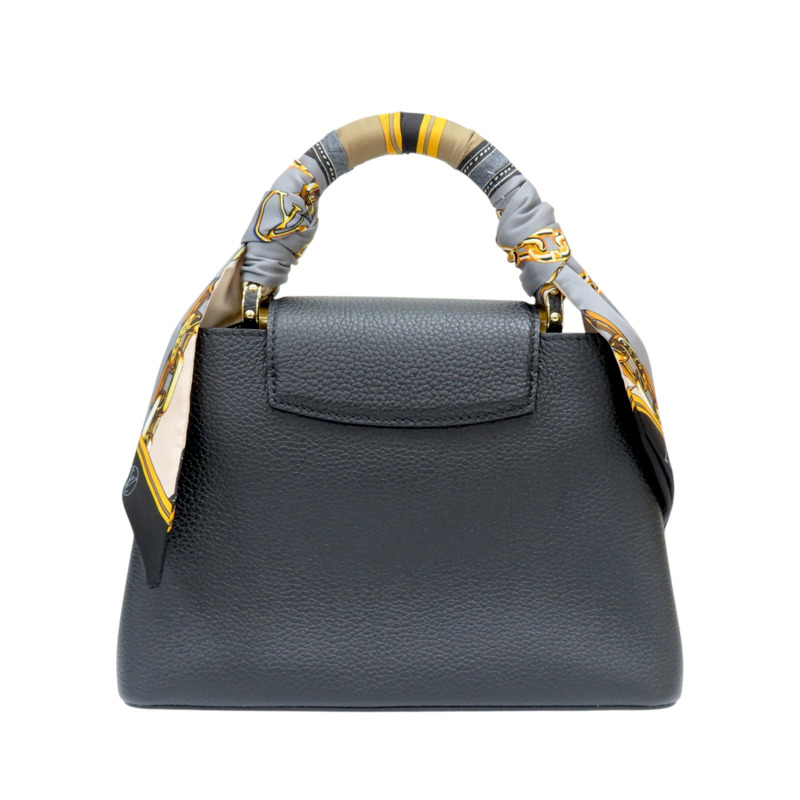 黑色牛皮 Capucines BB 兩用包【LOUIS VUITTON LV 路易威登】 M20536-1