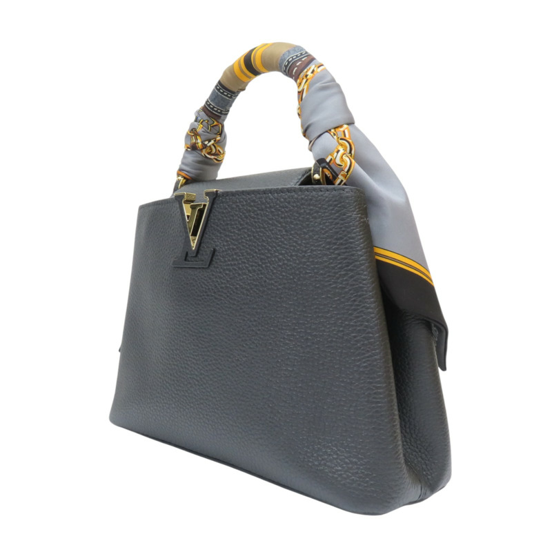 黑色牛皮 Capucines BB 兩用包【LOUIS VUITTON LV 路易威登】 M20536-2