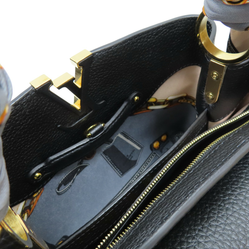 黑色牛皮 Capucines BB 兩用包【LOUIS VUITTON LV 路易威登】 M20536-5