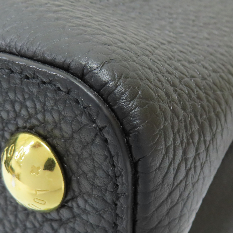 黑色牛皮 Capucines BB 兩用包【LOUIS VUITTON LV 路易威登】 M20536-11