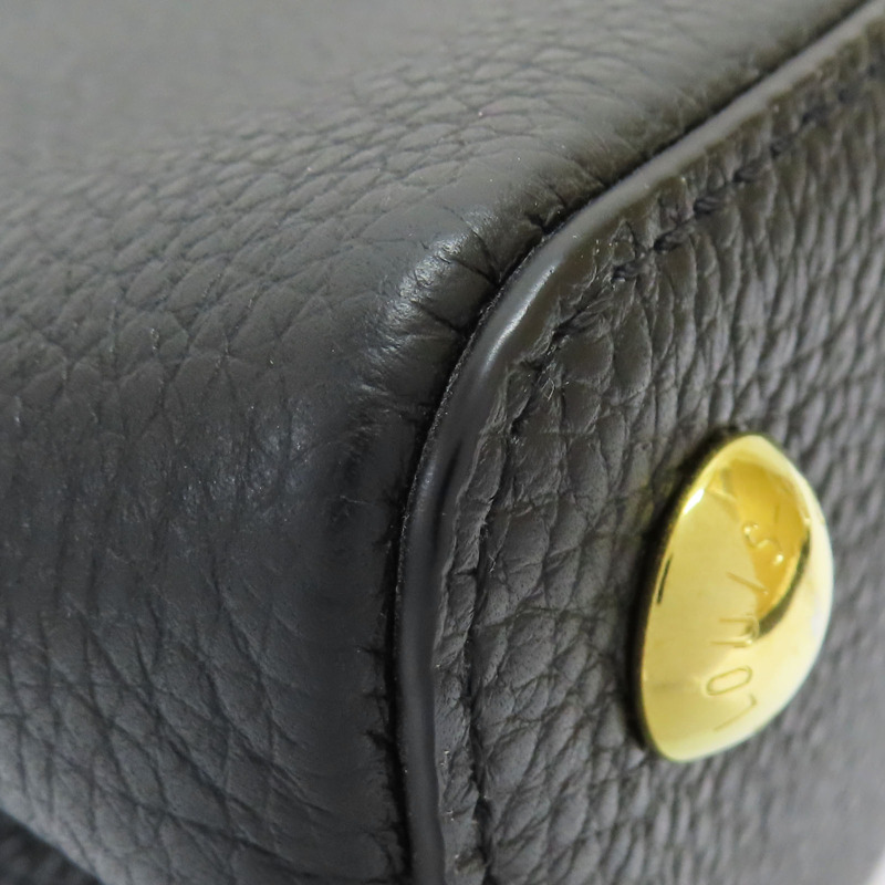 黑色牛皮 Capucines BB 兩用包【LOUIS VUITTON LV 路易威登】 M20536-12