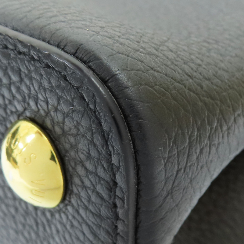 黑色牛皮 Capucines BB 兩用包【LOUIS VUITTON LV 路易威登】 M20536-13