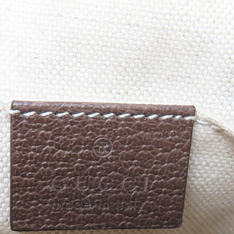 烏木色 PVC塗層帆布 水桶 兩用包【GUCCI 古馳】 473875-5