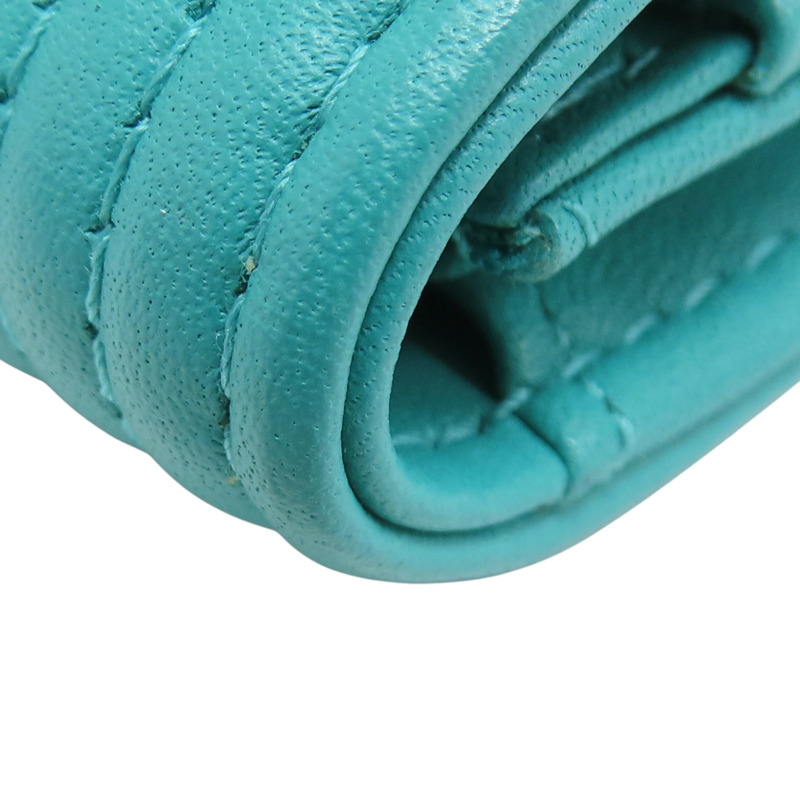 綠色羊皮 BOY 名片夾【CHANEL 香奈兒】 A80603-13