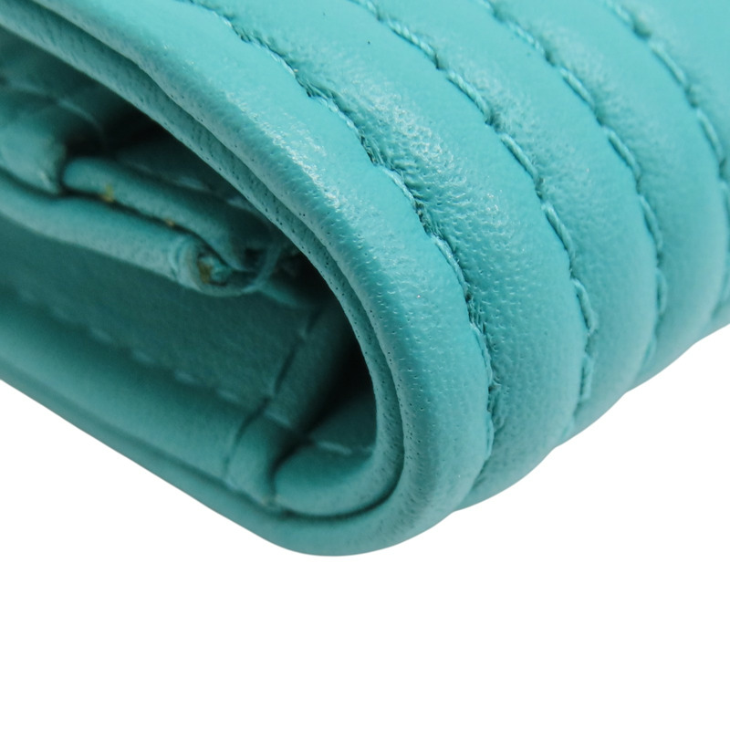 綠色羊皮 BOY 名片夾【CHANEL 香奈兒】 A80603-14