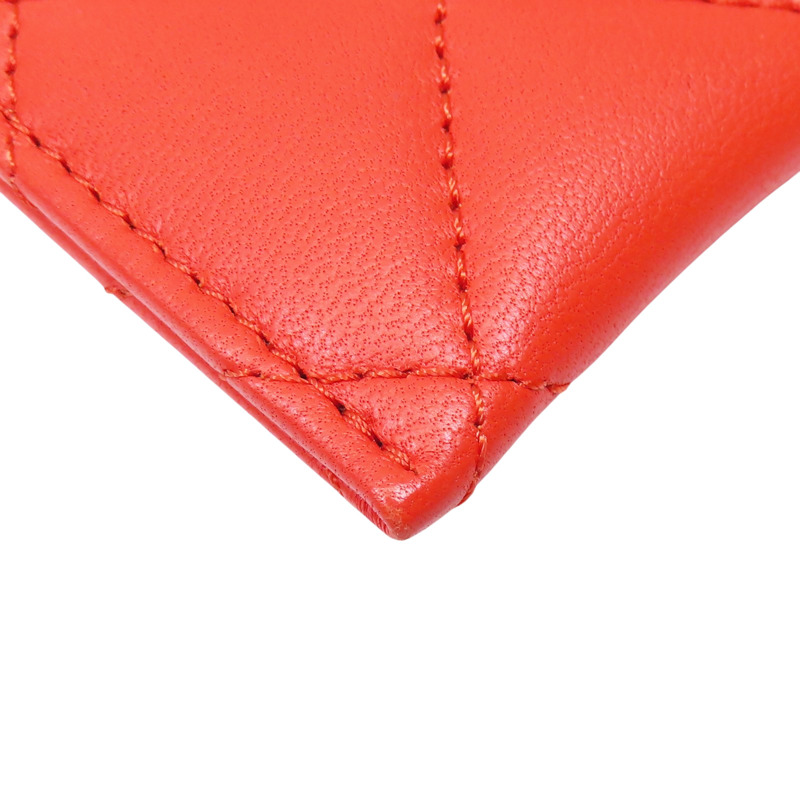 橘色 羊皮 名片夾【CHANEL 香奈兒】-8