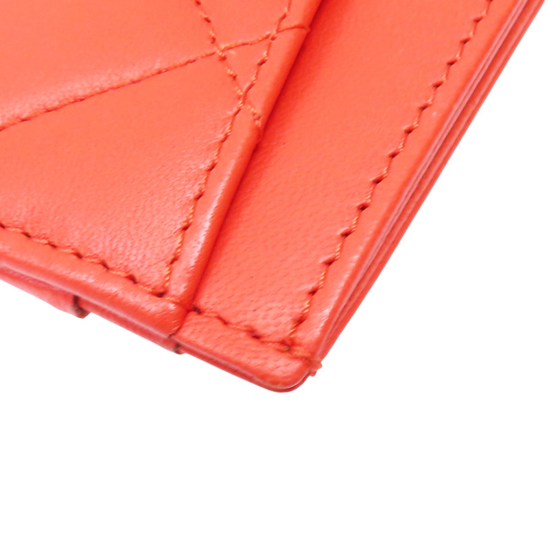 橘色 羊皮 名片夾【CHANEL 香奈兒】-10