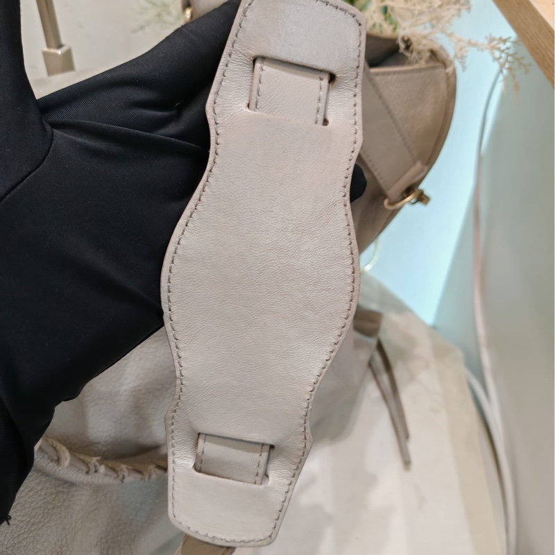 Balenciaga medium city bag 淺灰色-39