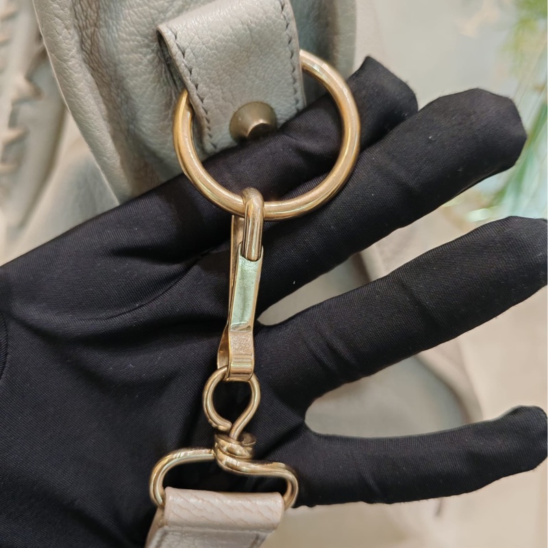 Balenciaga medium city bag 淺灰色-40