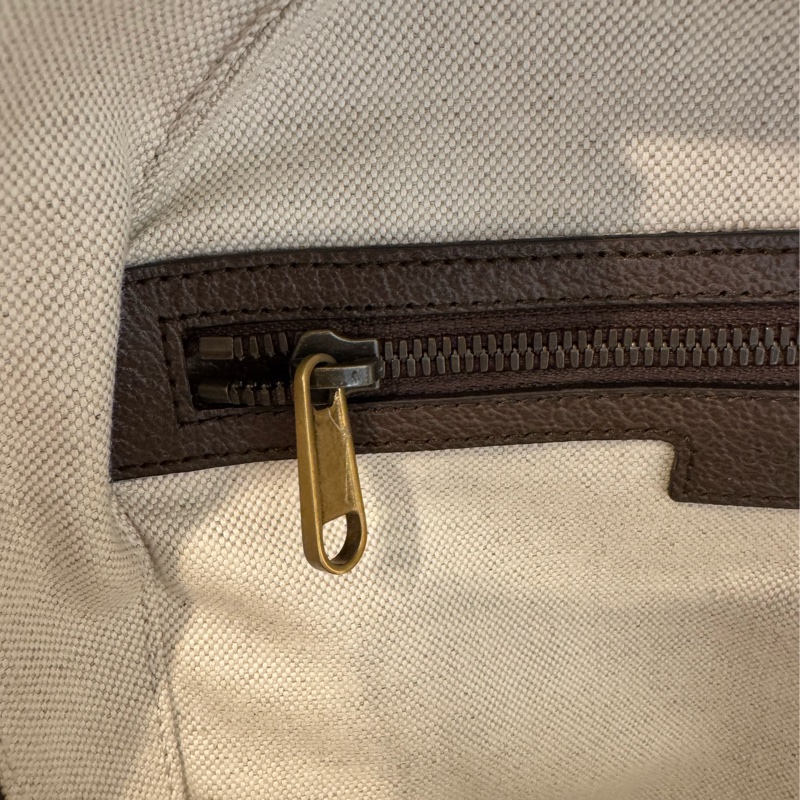 Gucci咖pvc紅綠織布後背包-38