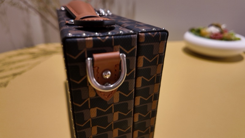 Moynat Little Suitcase Tolie 1920 碳黑與古銅箱包-14