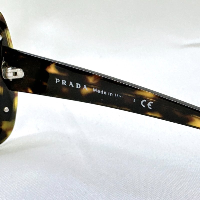 PRADA 豹紋膠框太陽眼鏡-7
